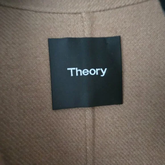 * HOST PICK * THEORY  NEW CAMEL  Wool Coat - Picture 4 of 6